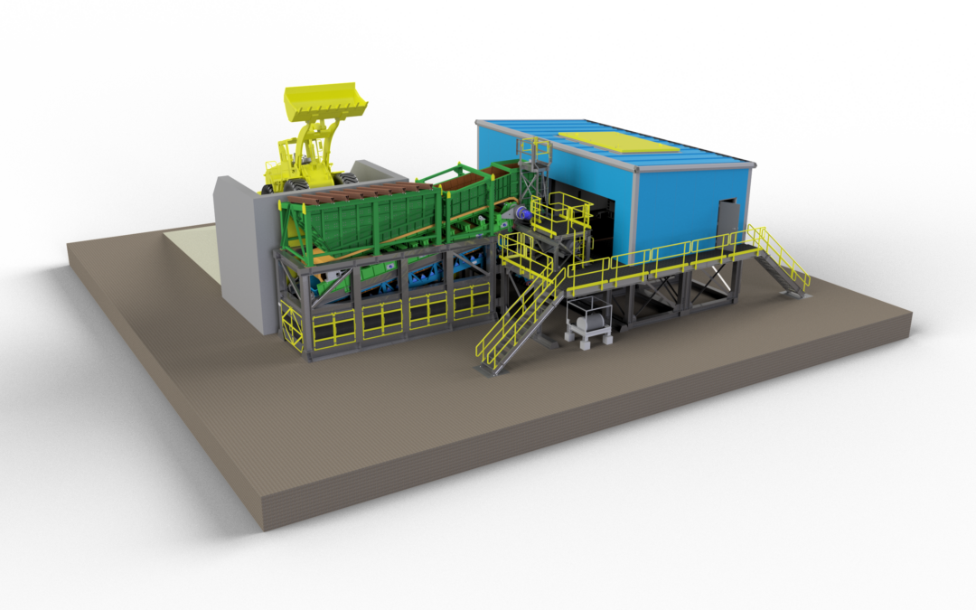 Station de concassage pour un complexe minier – Conception du bâtiment et des équipements