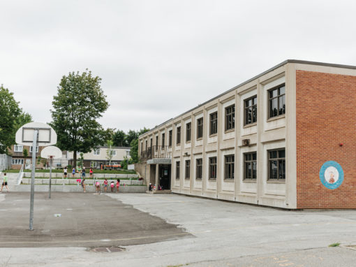 Mur de soutènement – École Paul VI